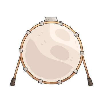 Bass Drum illustration Stock Illustration
