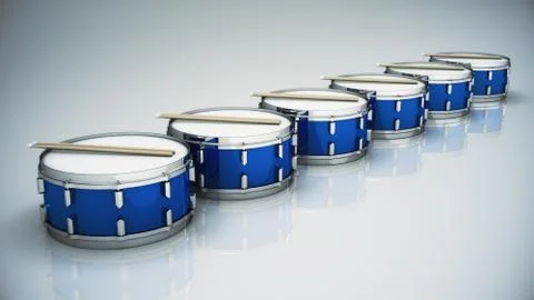 Bass drum isolated Stock Illustration