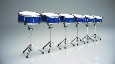 Bass drum isolated Stock Illustration