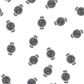 Bass dynamic vector seamless pattern 스톡 일러스트