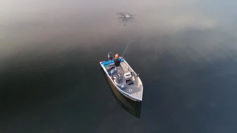 Bass on Egg Pond 7-8-26 Stock Footage 340241507