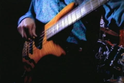 Bass guitar Stock Footage 197985