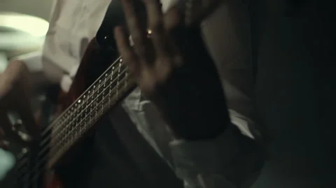 Bass Guitar Stock Footage 59864151