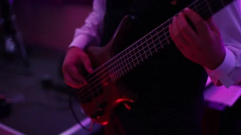 Bass guitar Stock Footage 116994034
