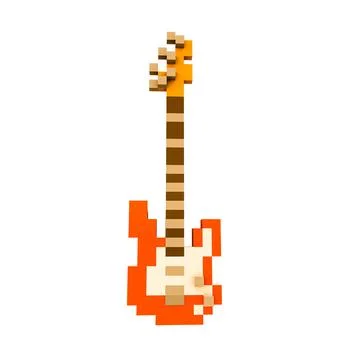Bass guitar Ilustração Stock