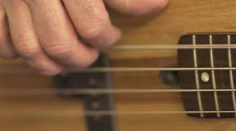 Bass Guitar Player Stock Footage 66548692