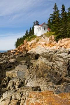 Bass Harbor Head Lighthouse Stock-Fotos