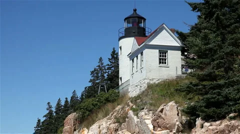 Bass harbour 1 Stock Footage