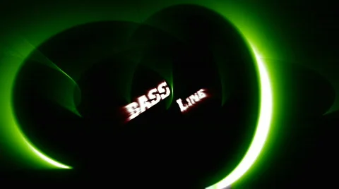 Bass line pumping Stock Footage