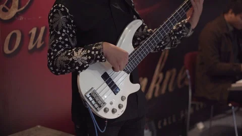 Bass Player Stock Footage 101831476