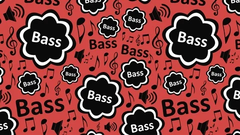 Bass red texture Stock Footage 92581650