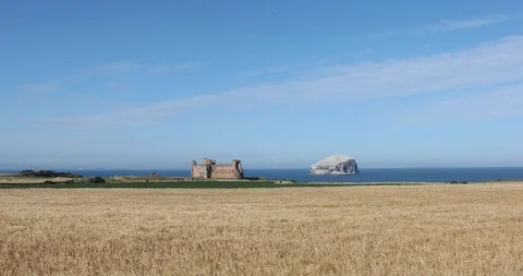Bass Rock Stock Footage 101313250