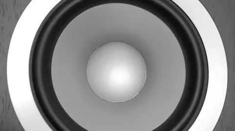 Bass speaker playing Vídeos de archivo 35491077