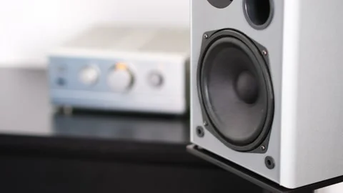 Bass Speaker vibration Stock Footage 234195253