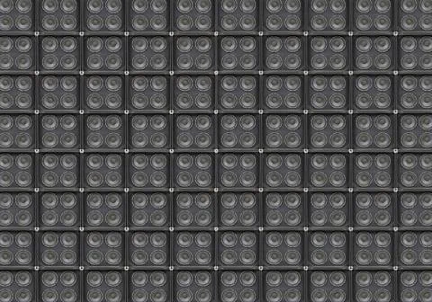 Bass speaker wall background Stock Photos