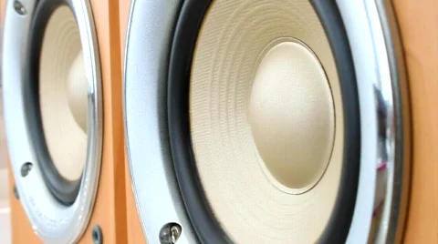 Bass speakers Stock Footage 672600