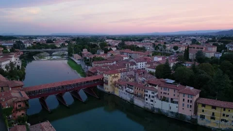 Bassano del grappa Stock Footage 345085455