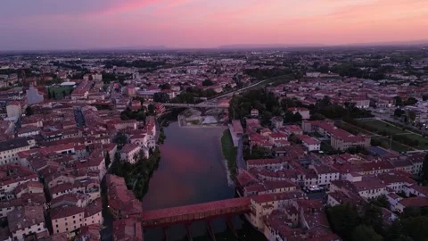 Bassano del grappa Stock Footage 345086881