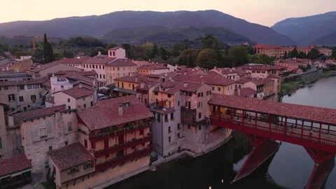 Bassano del grappa Stock Footage 345087590