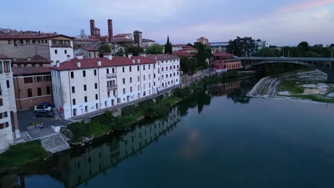Bassano del grappa Stock Footage 345088143