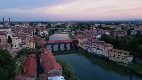 Bassano del grappa Stock Footage 345088379