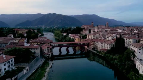 Bassano del grappa Stock Footage 345088594