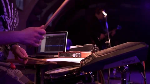 Bassist 2 Stock Footage 108709541