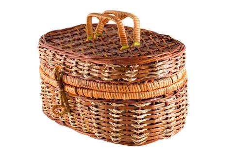 Bast-basket Stock Photos