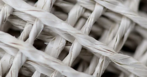 Bast fabric macro close up Stock Footage 97727965