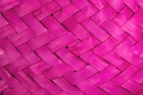 Bast pattern painted in pink. Stock Photos
