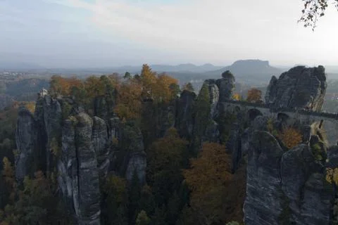 Bastei rock Stock Photos