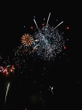 Bastile day fireworks Stock-Fotos