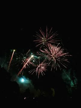 Bastile Day Fireworks Фото