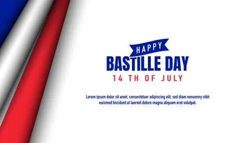 Bastille Day Background. 14 th of July. Stockillustratie