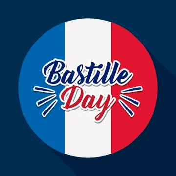 Bastille day design Illustrazione stock
