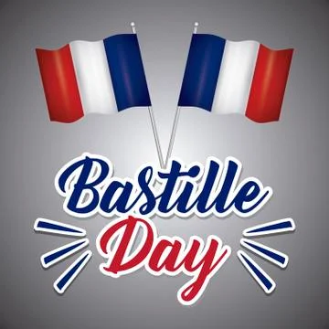 Bastille day design Stock Illustration