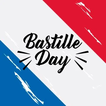 Bastille day design Illustrazione stock