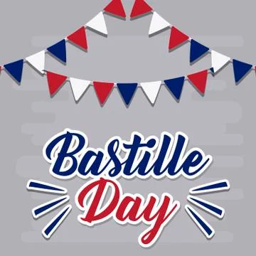 Bastille day design Stock Illustration