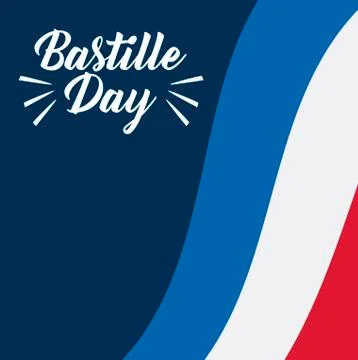 Bastille day design Illustrazione stock