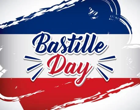 Bastille day design Stock Illustration