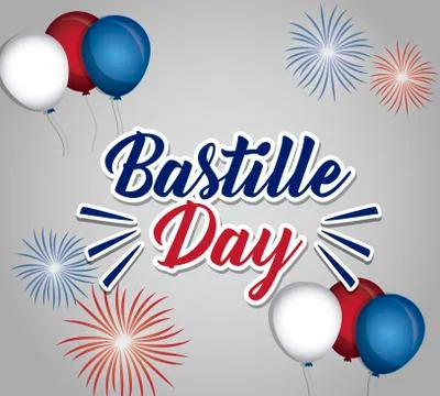 Bastille day design Illustrazione stock