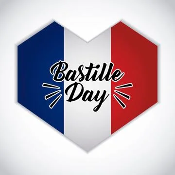 Bastille day design Illustrazione stock