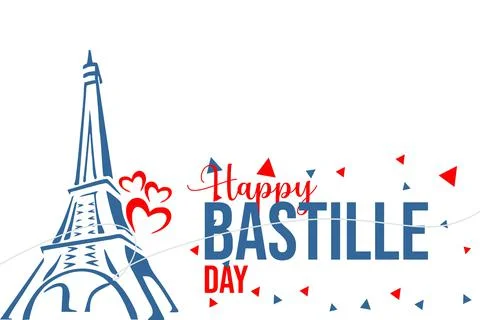 Bastille Day 库存插图