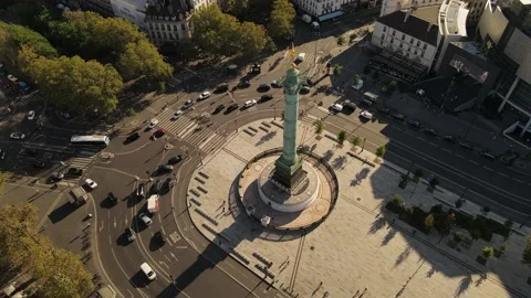 The Bastille, Paris Stock Footage 160596054