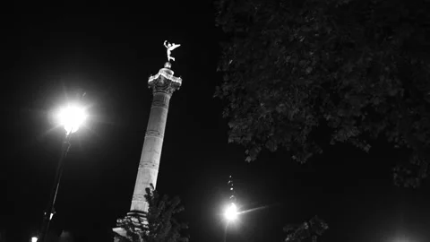 The Bastille, Paris Stock Footage 161057945