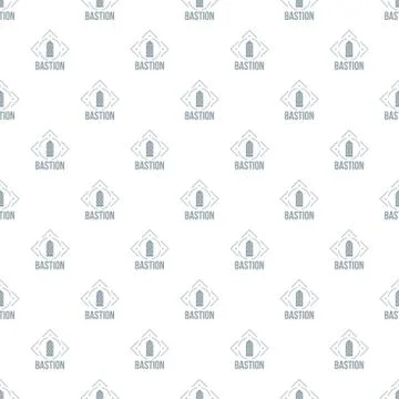 Bastion pattern seamless Stock Illustration