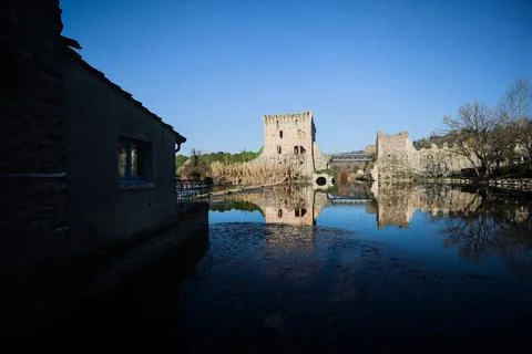 Bastions on a road Stock Photos