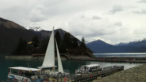 Basum Lake in Tibet Stock Footage 167986730