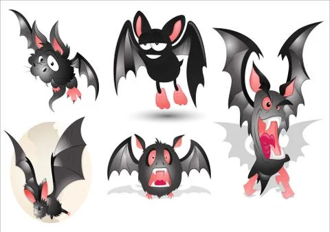 Bat figure Stock Illustration