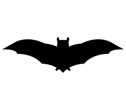 Bat icon illustrated in vector on white background Illustrazione stock
